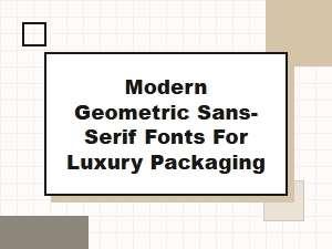 Bauhaus Geometry in Luxury Packaging